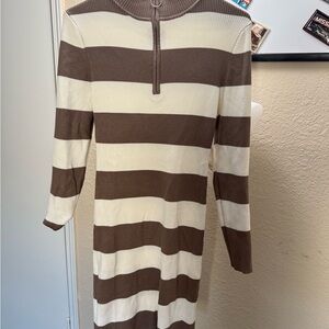 J for Justify Ribbed Tan Sweater